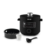 Olla Multifuncional Imusa Multichef Negro 33.6x28.7cm de 3 Litros con Temporizador y Pantalla Digital - OLLAS MULTIFUNCIONALES | Bylmo