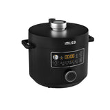 Olla Multifuncional Imusa Multichef Negro 33.6x28.7cm de 3 Litros con Temporizador y Pantalla Digital - OLLAS MULTIFUNCIONALES | Bylmo