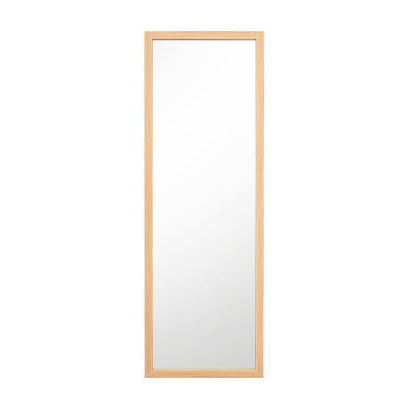 Espejo de Pared Marruecos Roble 45x130cm Rectangular con Marco En Poliestireno - ESPEJOS DE PARED | Bylmo