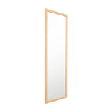 Espejo de Pared Marruecos Roble 45x130cm Rectangular con Marco En Poliestireno - ESPEJOS DE PARED | Bylmo