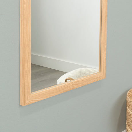 Espejo de Pared Marruecos Roble 45x130cm Rectangular con Marco En Poliestireno - ESPEJOS DE PARED | Bylmo