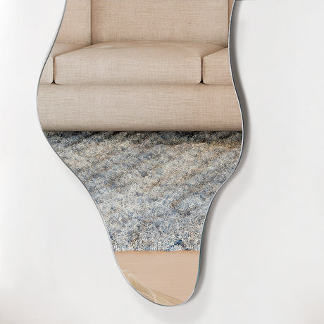 Espejo de Pared Dominic 50x100cm Asimetrico Flotado sin Marco - ESPEJOS DE PARED | Bylmo