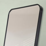 Espejo de Piso Riga Negro 45x170cm Rectangular con Marco Metálico - ESPEJOS DE PARED | Bylmo