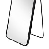 Espejo de Piso Riga Negro 45x170cm Rectangular con Marco Metálico - ESPEJOS DE PARED | Bylmo