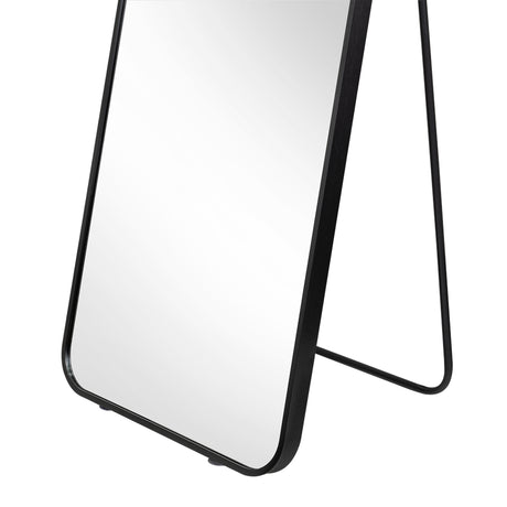Espejo de Piso Riga Negro 45x170cm Rectangular con Marco Metálico - ESPEJOS DE PARED | Bylmo