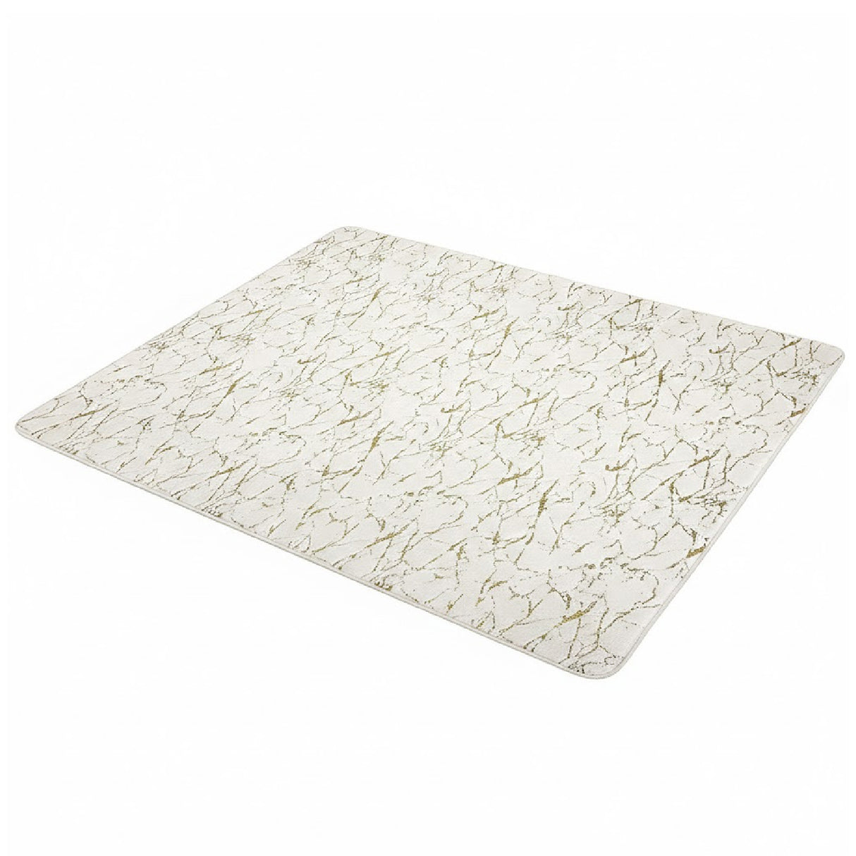 Tapete de Sala Gold Blanco 90x150cm Rectangular Muy Suave Pet Friendly - TAPETES Y ALFOMBRAS | Bylmo