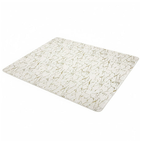 Tapete de Sala Gold Blanco 90x150cm Rectangular Muy Suave Pet Friendly - TAPETES Y ALFOMBRAS | Bylmo