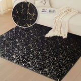 Tapete de Sala Gold Negro 90x150cm Rectangular Muy Suave Pet Friendly - TAPETES Y ALFOMBRAS | Bylmo