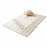 Tapete de Sala Terciopelo Marfil 150x200cm Rectangular Muy Suave Pet Friendly - TAPETES Y ALFOMBRAS | Bylmo
