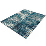 Tapete de Sala Persa Marino Petróleo 150x180cm Rectangular Muy Suave Pet Friendly - TAPETES Y ALFOMBRAS | Bylmo