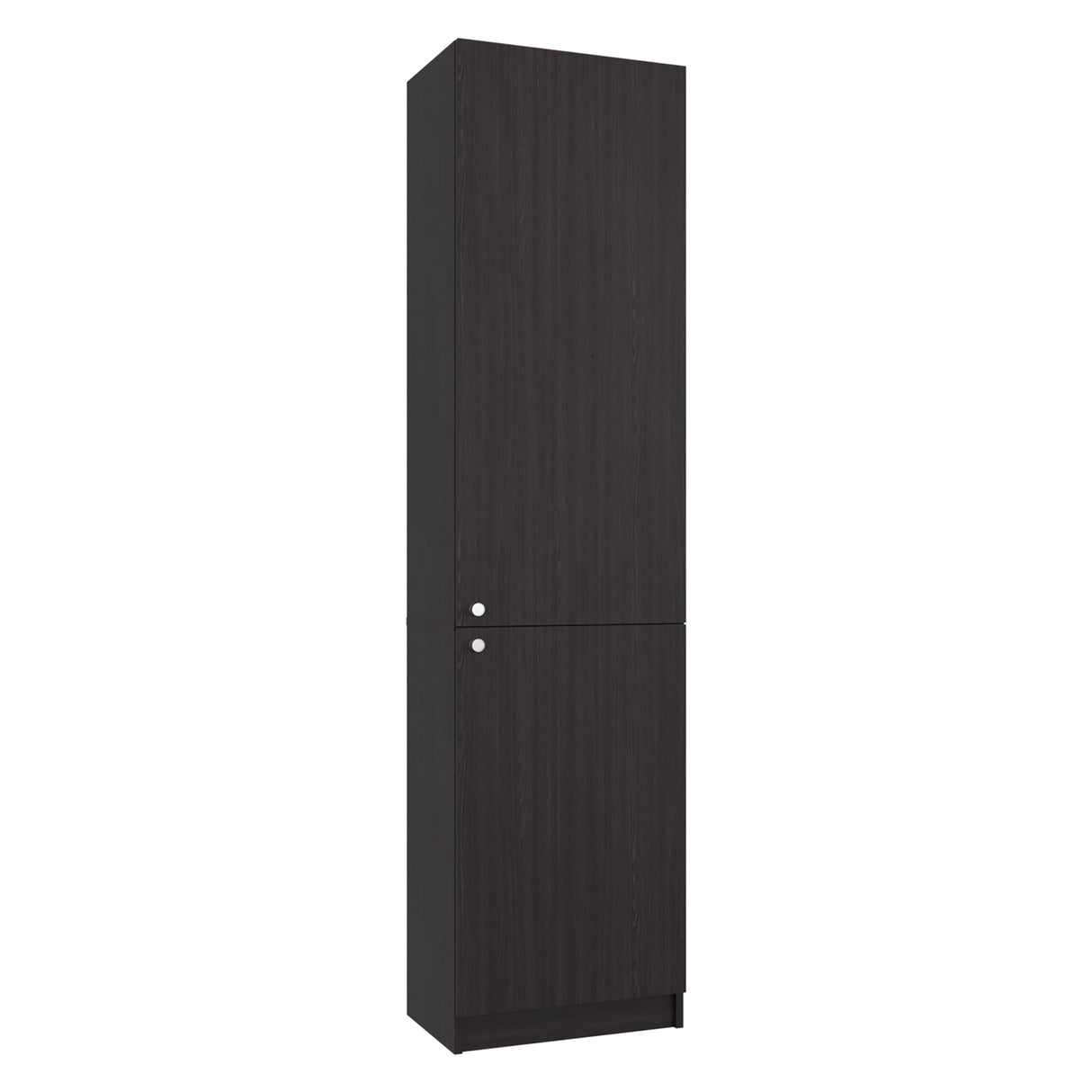 Estantería Home M5 Wengue 45x180.6cm Rectangular con Tres Entrepaños y Dos Puertas - BIBLIOTECAS Y ESTANTERIAS | Bylmo