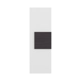 Gabinete de Baño Vanguard Blanco y Wengue 32x97.5cm Rectangular con Dos Entrepaños y Una Puerta - GABINETES DE BANHO | Bylmo