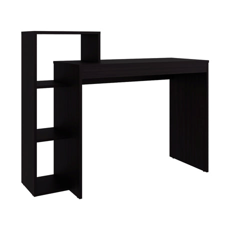 Escritorio Britt Wengue 110x90cm con Organizador de Libros - ESCRITORIOS | Bylmo