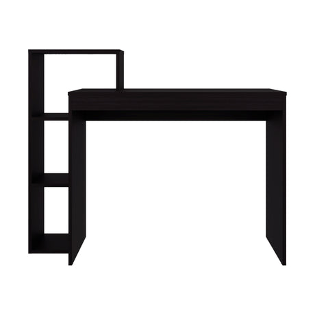 Escritorio Britt Wengue 110x90cm con Organizador de Libros - ESCRITORIOS | Bylmo