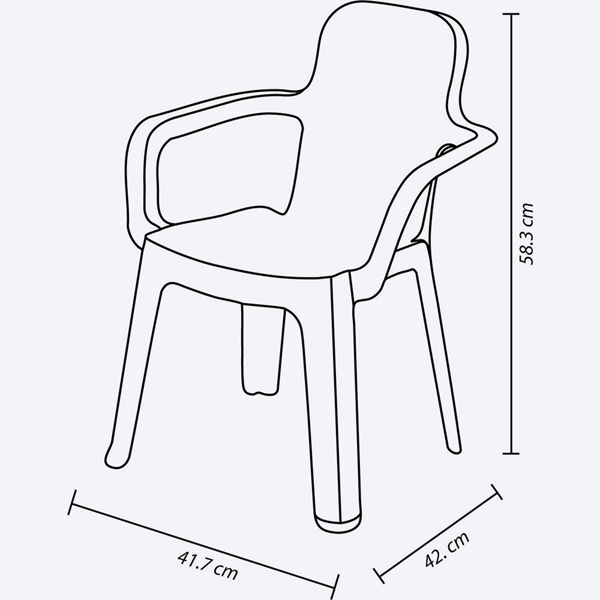 Combo Mesa Infantil Rimax Gris y Lavanda 70.7x50.7cm Cuadrado con Cuatro Sillas - MESAS AUXILIARES | Bylmo