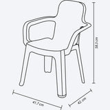 Combo Mesa Infantil Rimax Gris y Lavanda 70.7x50.7cm Cuadrado con Cuatro Sillas - MESAS AUXILIARES | Bylmo
