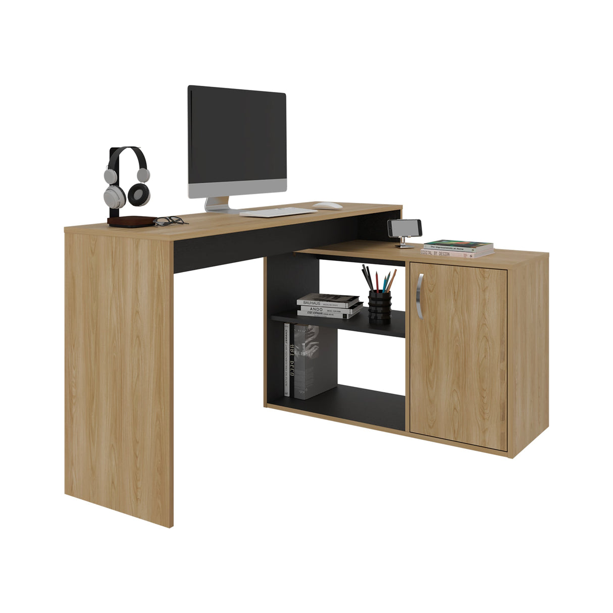 Escritorio Axis Eco Fresno Wengue - vista 5