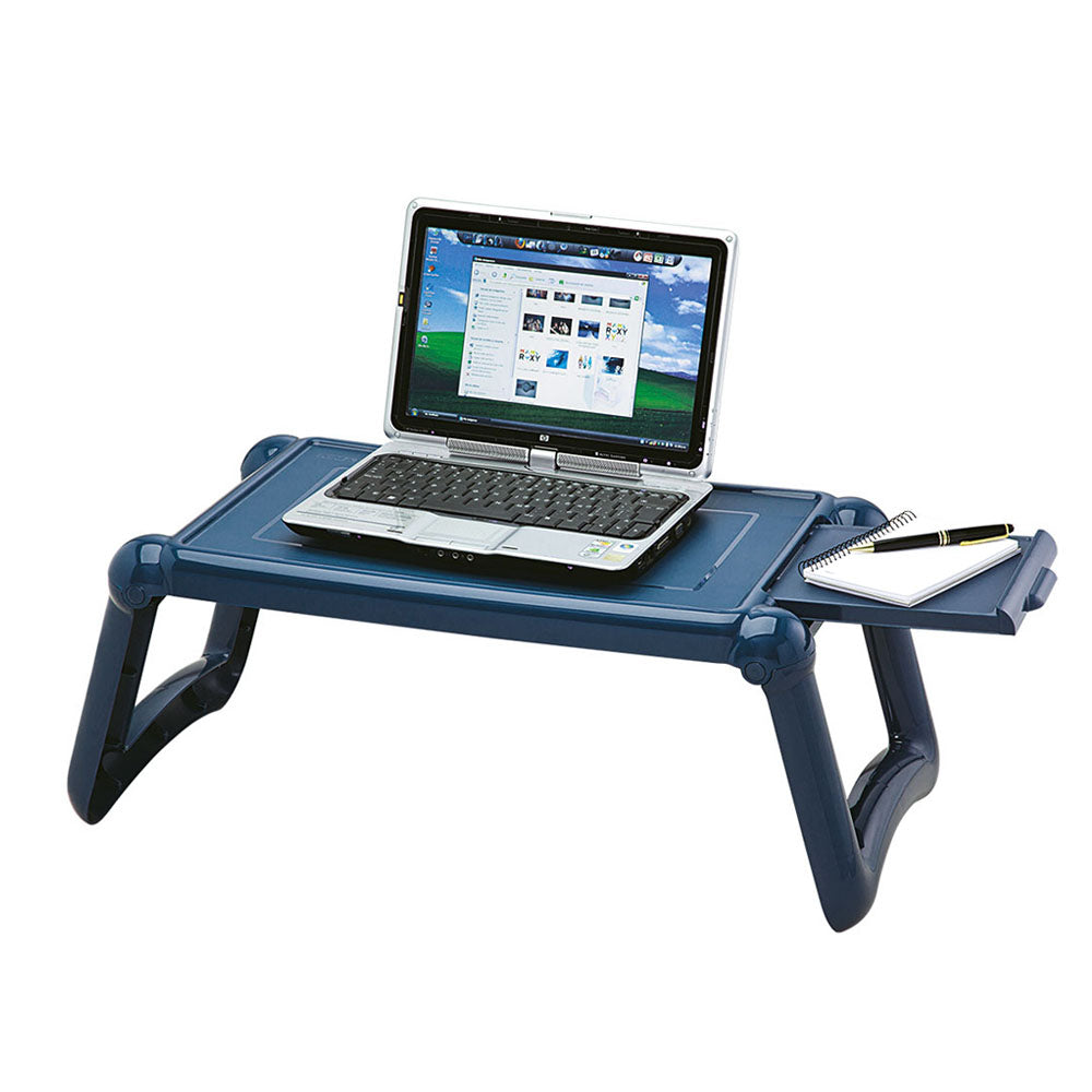 Mesa Portátil Rimax Azul Navy 67x27cm Rectangular con Patas Plegables - BANDEJAS PARA SERVIR | Bylmo