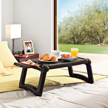 Mesa Portátil Rimax Wengue 67x27cm Rectangular con Patas Plegables - BANDEJAS PARA SERVIR | Bylmo