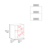 Mueble Superior de Cocina Manchester Nogal 50x60cm con Una Puerta y con Un Entrepaño - MUEBLES SUPERIORES DE COCINA | Bylmo