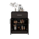 Mueble Auxiliar de Cocina Mayorca Nogal 60x85.1cm con Un Entrepaño - BARRAS Y MUEBLES AUXILIARES | Bylmo