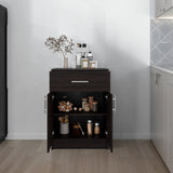 Mueble Auxiliar de Cocina Mayorca Nogal 60x85.1cm con Un Entrepaño - BARRAS Y MUEBLES AUXILIARES | Bylmo