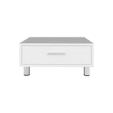 Mesa de Centro Beijing Blanco 60x26.3cm Cuadrada con Patas - MESAS DE CENTRO | Bylmo