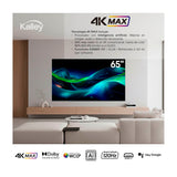Televisor Kalley Google TV Negro 144.56x90.18cm 4K Smart LED de 65" Pulgadas - TELEVISORES | Bylmo