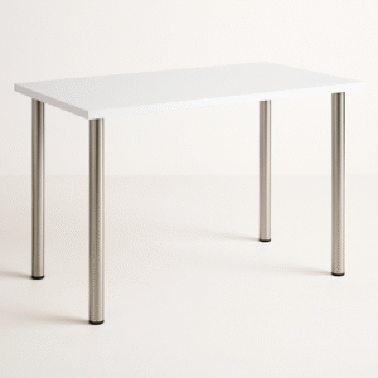 Escritorio Alfa Blanco 120x75cm con Patas Metálicas - ESCRITORIOS | Bylmo