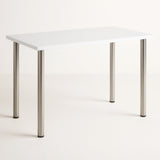 Escritorio Alfa Blanco 120x75cm con Patas Metálicas - ESCRITORIOS | Bylmo