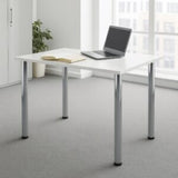 Escritorio Alfa Blanco 120x75cm con Patas Metálicas - ESCRITORIOS | Bylmo