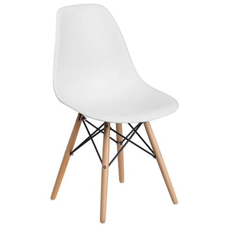 Combo Escritorio y Silla College Madera Clara Natural y Blanco 100x91.5cm con Organizador de Libros - ESCRITORIOS | Bylmo