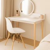 Combo Tocador Nice Blanco 100x135cm con Silla Eames y Espejo - TOCADORES | Bylmo