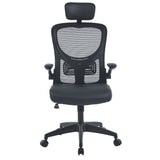 Silla de Oficina Apolo Negro 58x101cm con Apoya Brazos y con Apoya Cabezas - SILLAS DE OFICINA | Bylmo