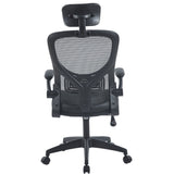Silla de Oficina Apolo Negro 58x101cm con Apoya Brazos y con Apoya Cabezas - SILLAS DE OFICINA | Bylmo