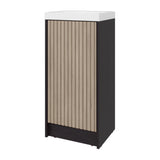 Mueble para Lavamanos Syracuse Wengue 39.6x81.4cm Individual con Lavamanos y con Un Cajón - MUEBLES PARA LAVAMANOS | Bylmo