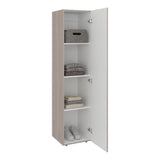Closet Home Dreams Bardolino y Blanco 40x170cm con Tres Entrepaños y con Una Puerta - CLOSETS | Bylmo