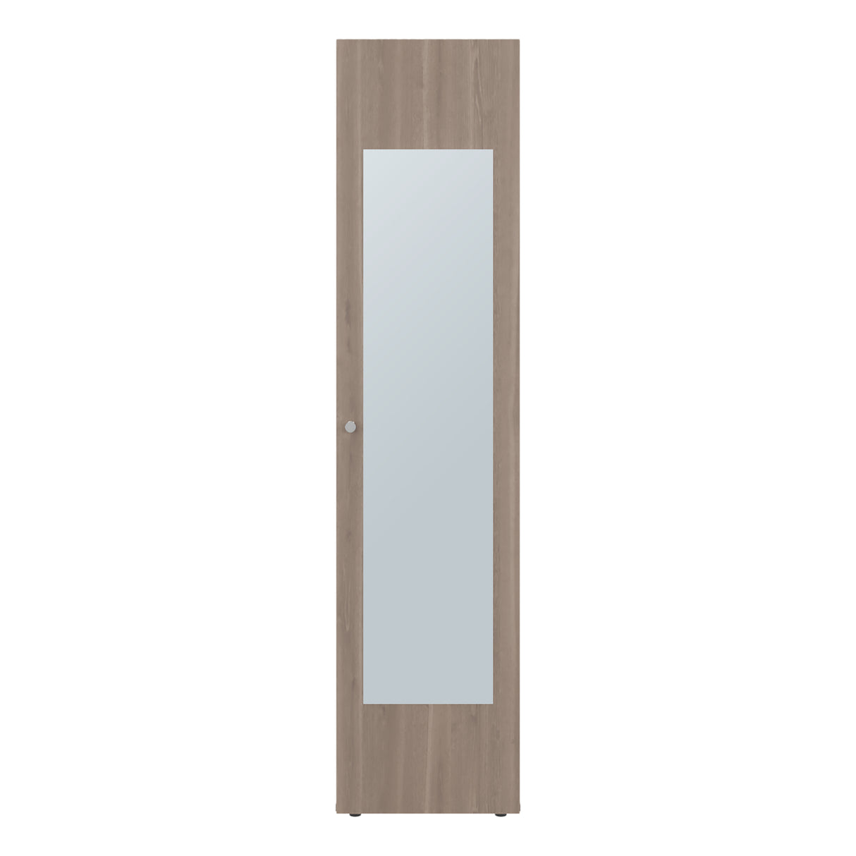Closet Home Dreams Bardolino y Blanco 40x170cm con Tres Entrepaños con Una Puerta y con Espejo - CLOSETS | Bylmo