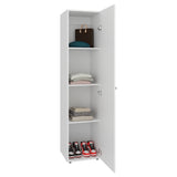 Closet Home Dreams Blanco Marquez 40x170cm con Tres Entrepaños con Una Puerta y con Espejo - CLOSETS | Bylmo