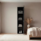 Closet Home Dreams Wengue 40x170cm con Tres Entrepaños y con Una Puerta