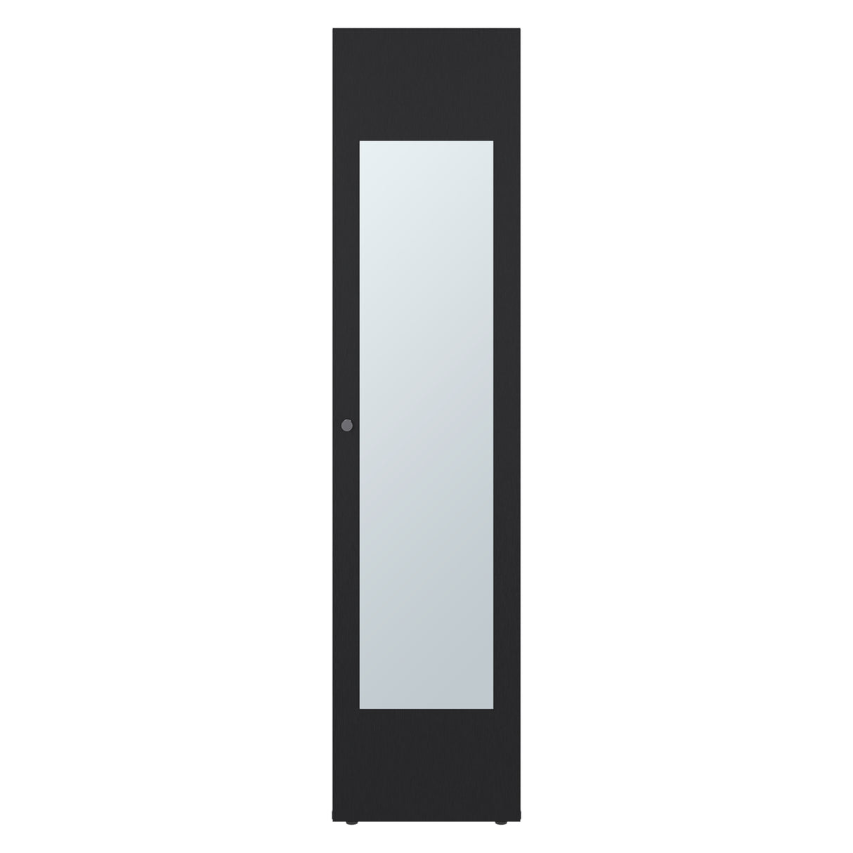 Closet Home Dreams Wengue 40x170cm con Tres Entrepaños con Una Puerta y con Espejo - CLOSETS | Bylmo