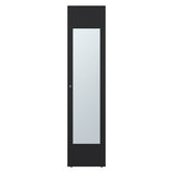 Closet Home Dreams Wengue 40x170cm con Tres Entrepaños con Una Puerta y con Espejo - CLOSETS | Bylmo