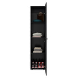 Closet Home Dreams Wengue 40x170cm con Tres Entrepaños con Una Puerta y con Espejo - CLOSETS | Bylmo