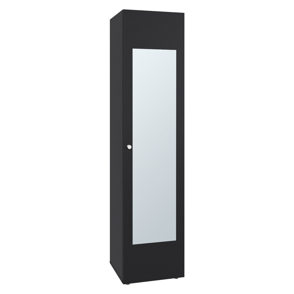 Closet Home Dreams Wengue 40x170cm con Tres Entrepaños con Una Puerta y con Espejo - CLOSETS | Bylmo