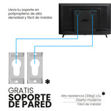Televisor Challenger Google TV Negro 89.1x57.5cm de 40" Pulgadas Led FULL HD 1080P Smart con Bluetooth y Wifi Integrado - TELEVISORES | Bylmo