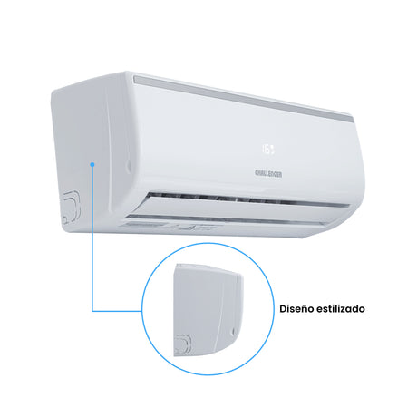 Aire Acondicionado Challenger Blanco 69.8x19cm 110 Voltios 9000 BTU - AIRES ACONDICIONADOS | Bylmo