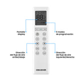 Aire Acondicionado Challenger Blanco 69.8x19cm 110 Voltios 9000 BTU - AIRES ACONDICIONADOS | Bylmo