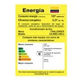 Aire Acondicionado Challenger Blanco 75x28.5cm 220 Voltios 9000 BTU con Tecnología Inverter - AIRES ACONDICIONADOS | Bylmo