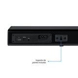 Barra de Sonido Challenger Negro 90x7cm con Bluetooth y Control Remoto - BARRAS DE SONIDO | Bylmo