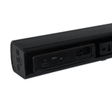 Barra de Sonido Challenger Negro 90x7cm con Bluetooth y Control Remoto
